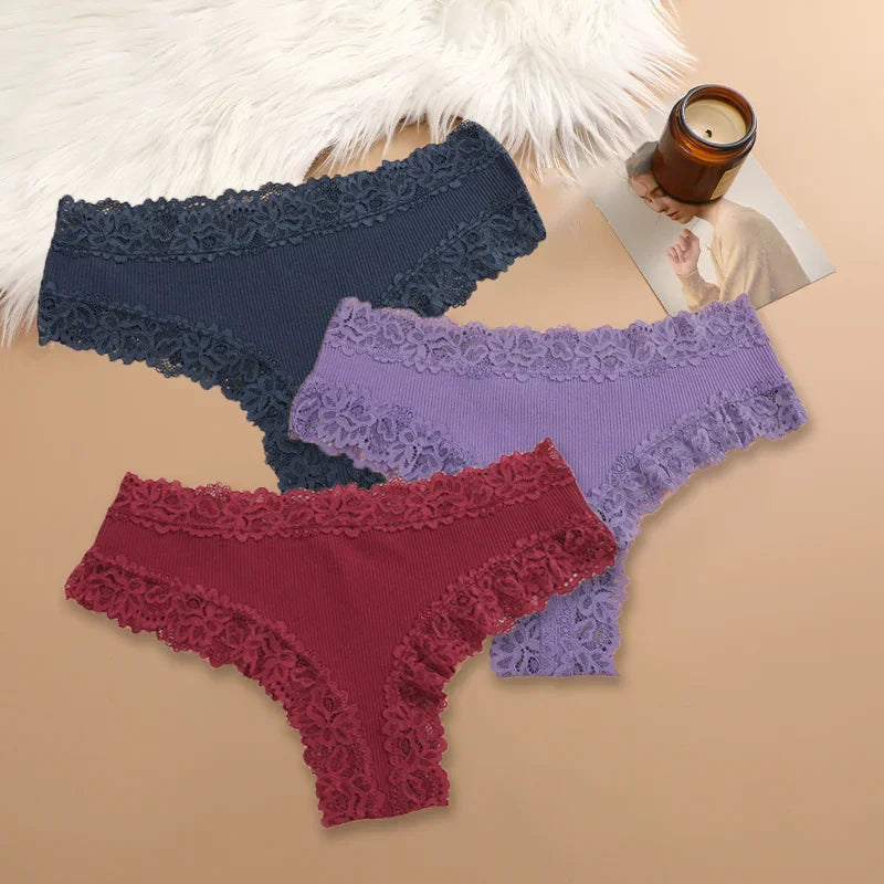 3-Piece Cotton Underwear Set