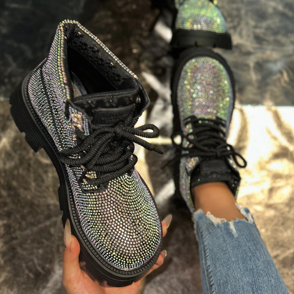 Sparkly Booties
