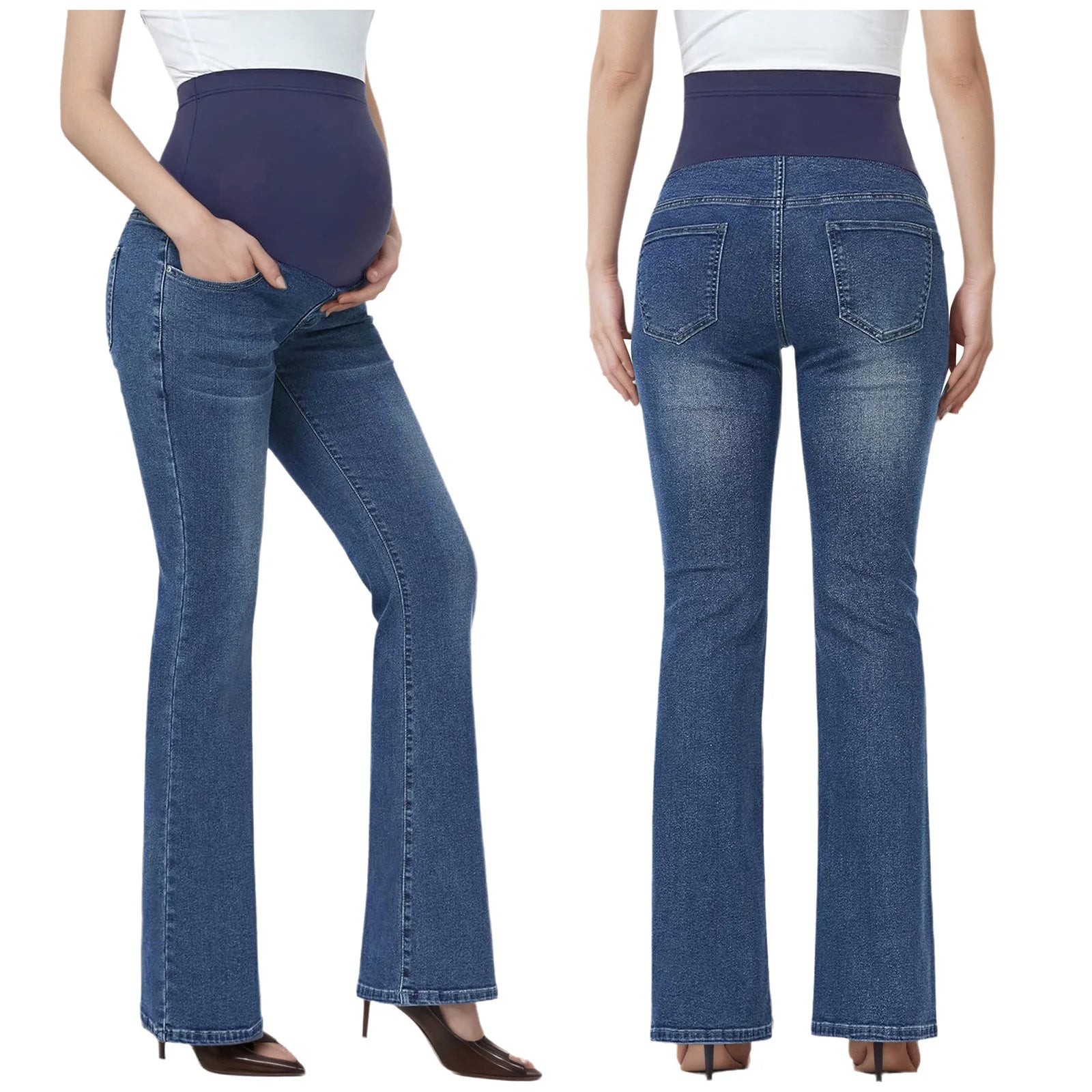 Flared Maternity Jeans