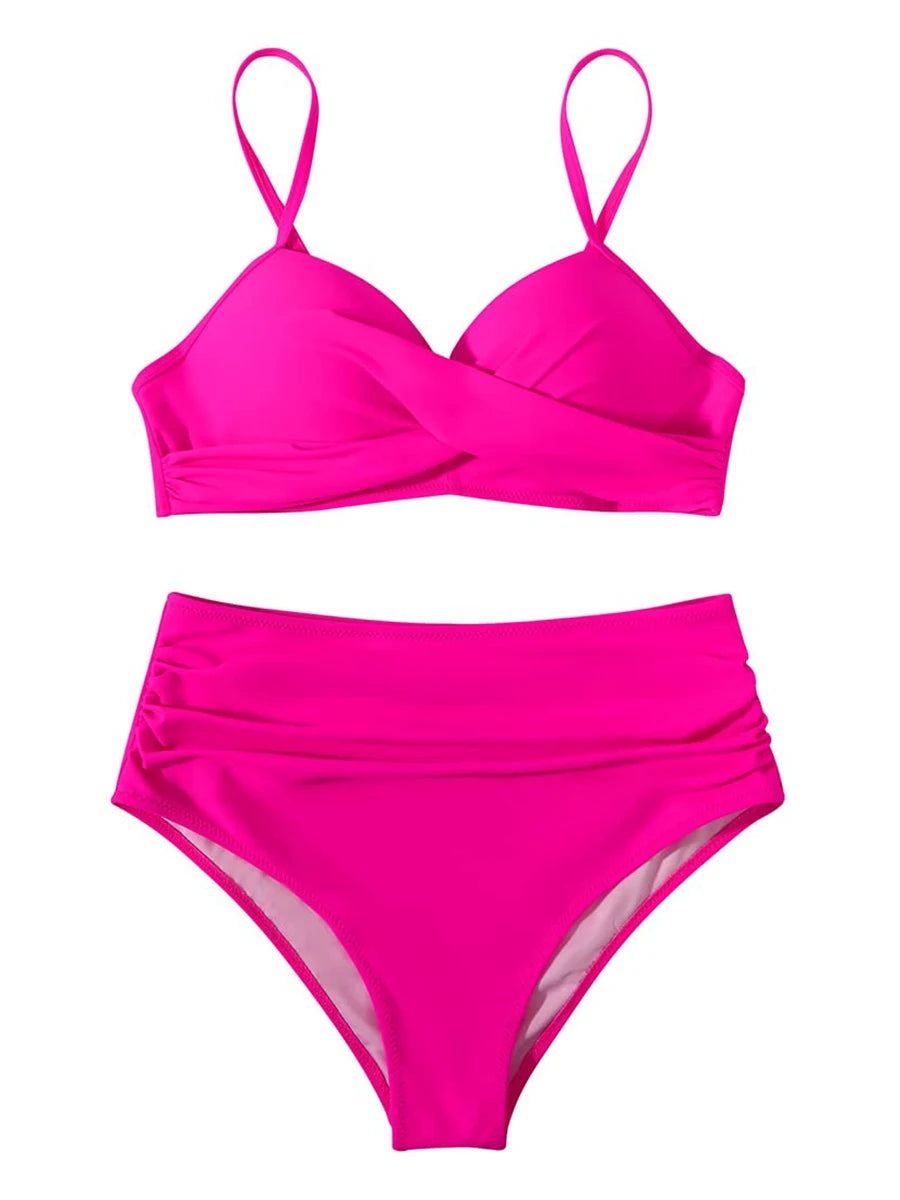 Bikini Top&High Waist Bottoms