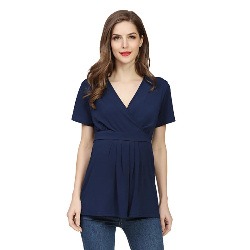Maternity/Nursing V-Neck Top