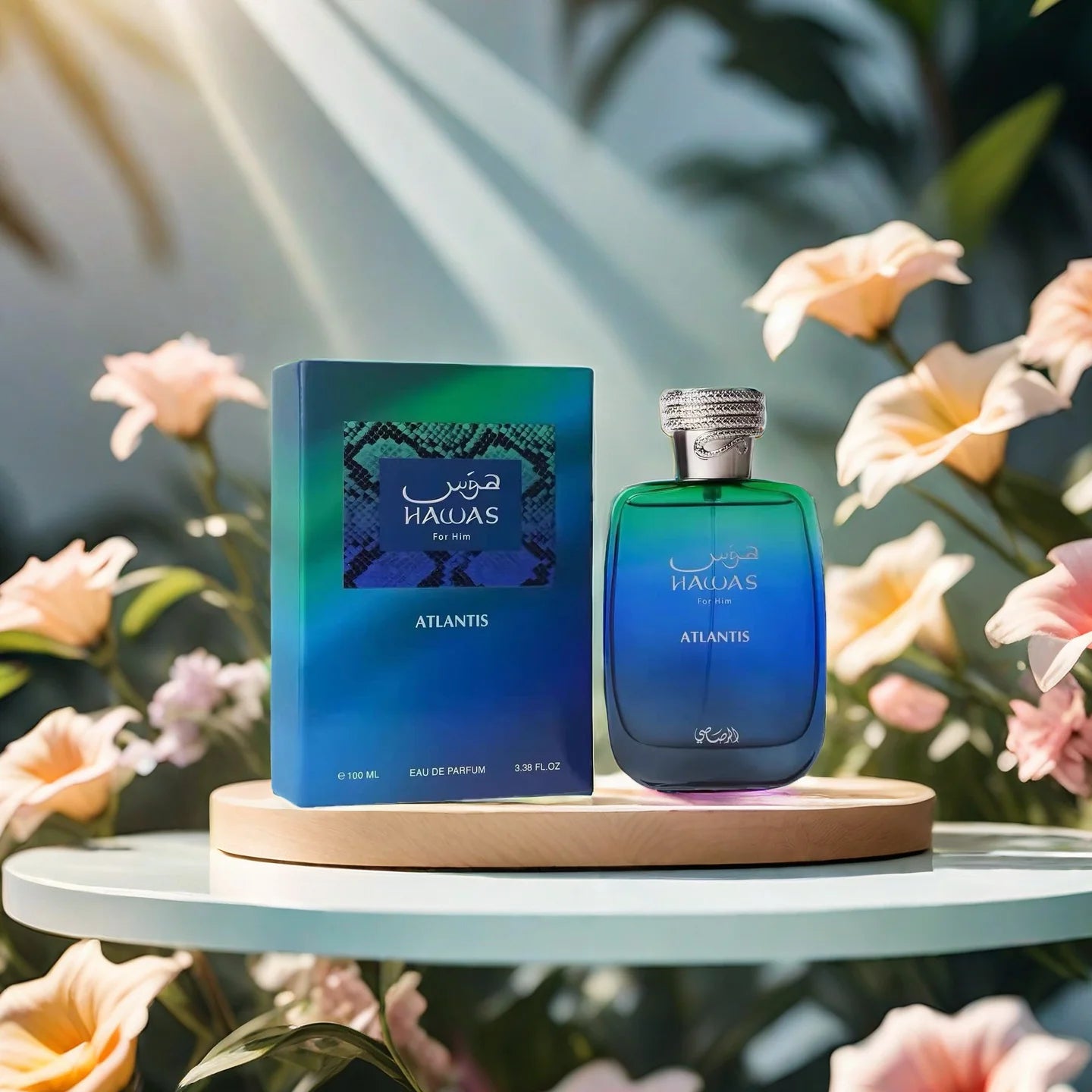 Rasasi Hawas Atlantis Eau De Parfum 3.4oz(100mL)