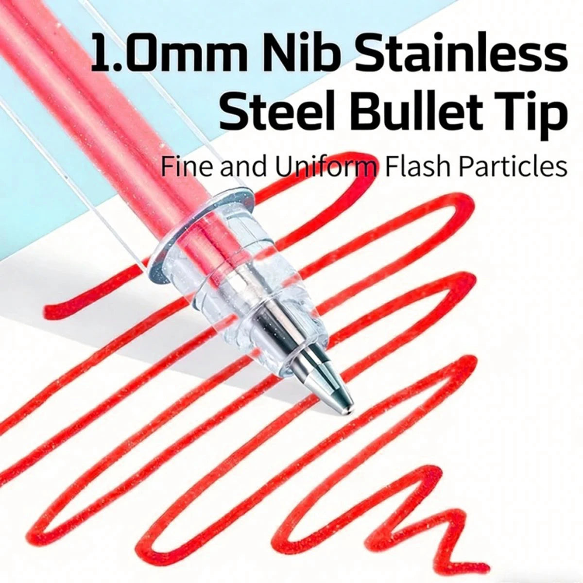 60 Colors Glitter Gel Pen 1.0mm