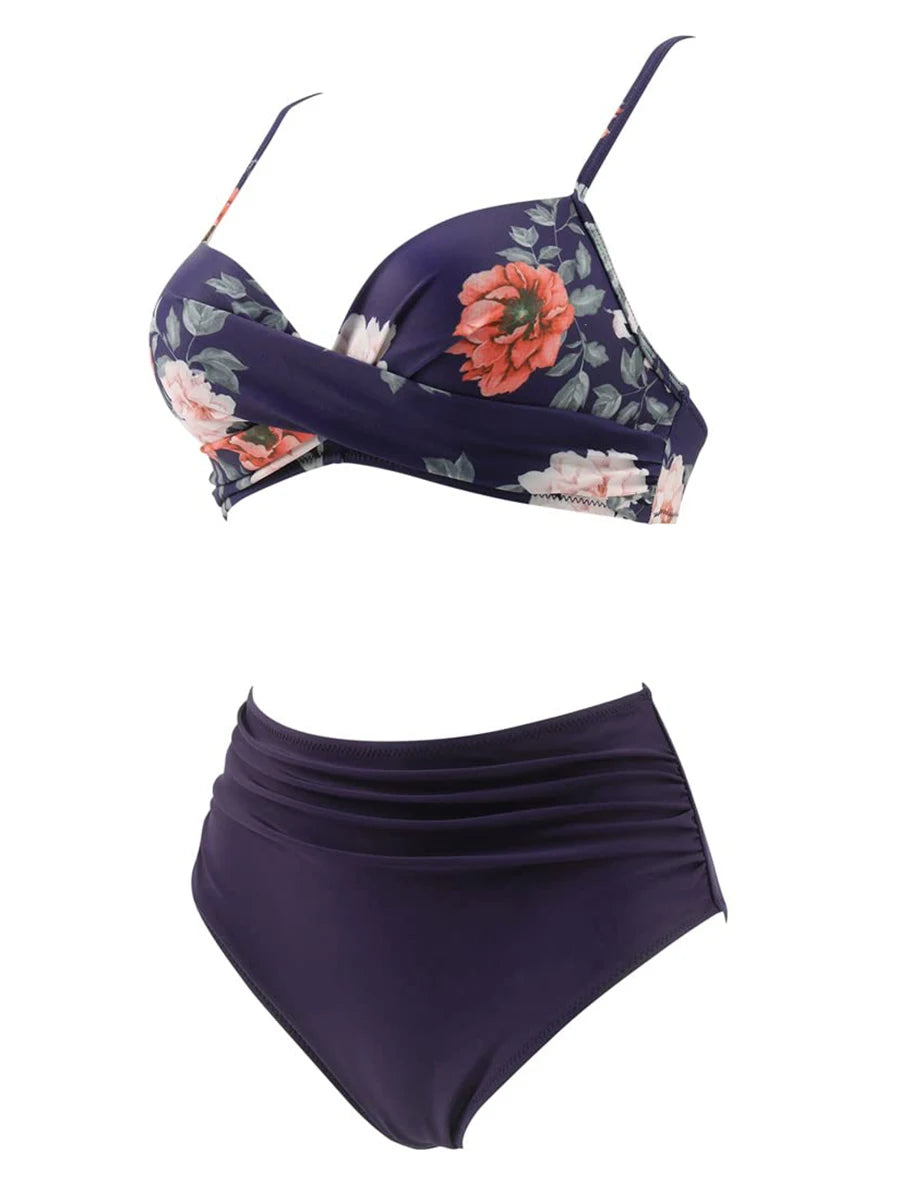 Bikini Top&High Waist Bottoms