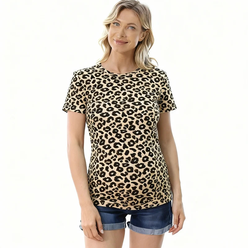 Leopard Maternity/Nursing Top