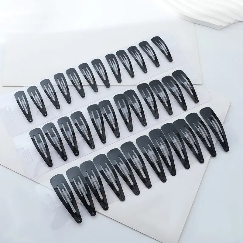 Black Hair Clips(36Pcs)