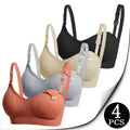 4-Pieces Nursing Bras Set