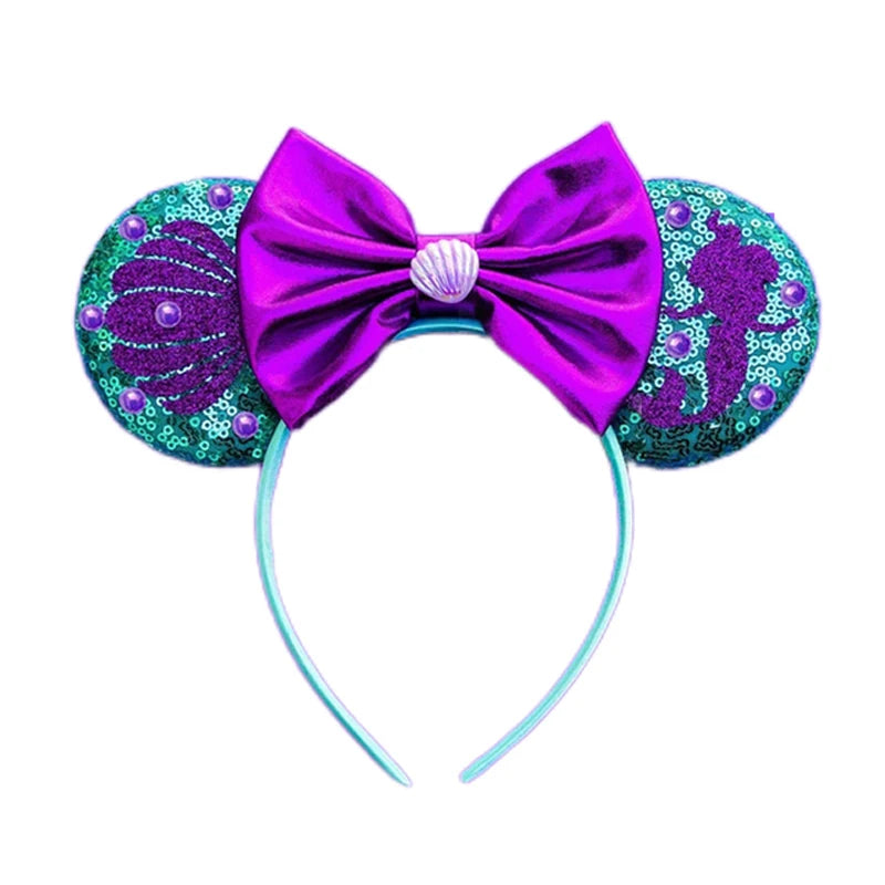 Sequined Character Mouse Ears Headband