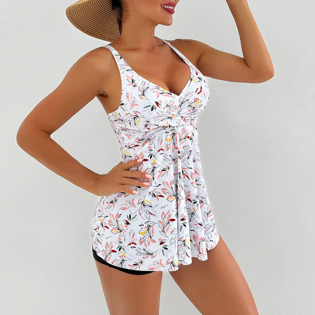 Tankini & High Waist Swim Shorts