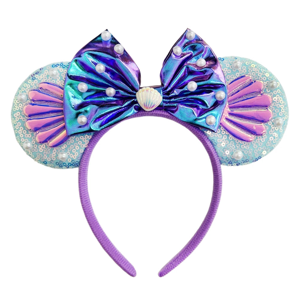 Sequined Character Mouse Ears Headband
