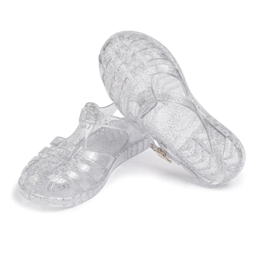 Girls Glitter Jelly Sandals