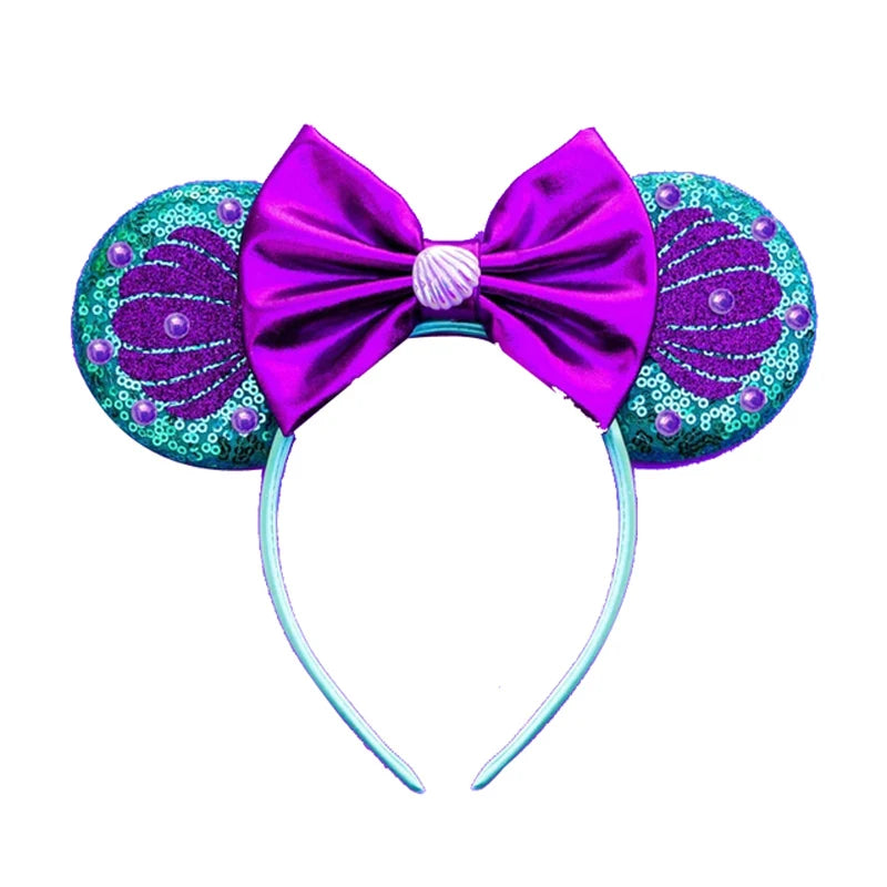 Sequined Character Mouse Ears Headband