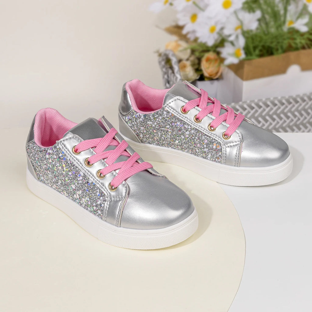 Girls Glitter Sneakers