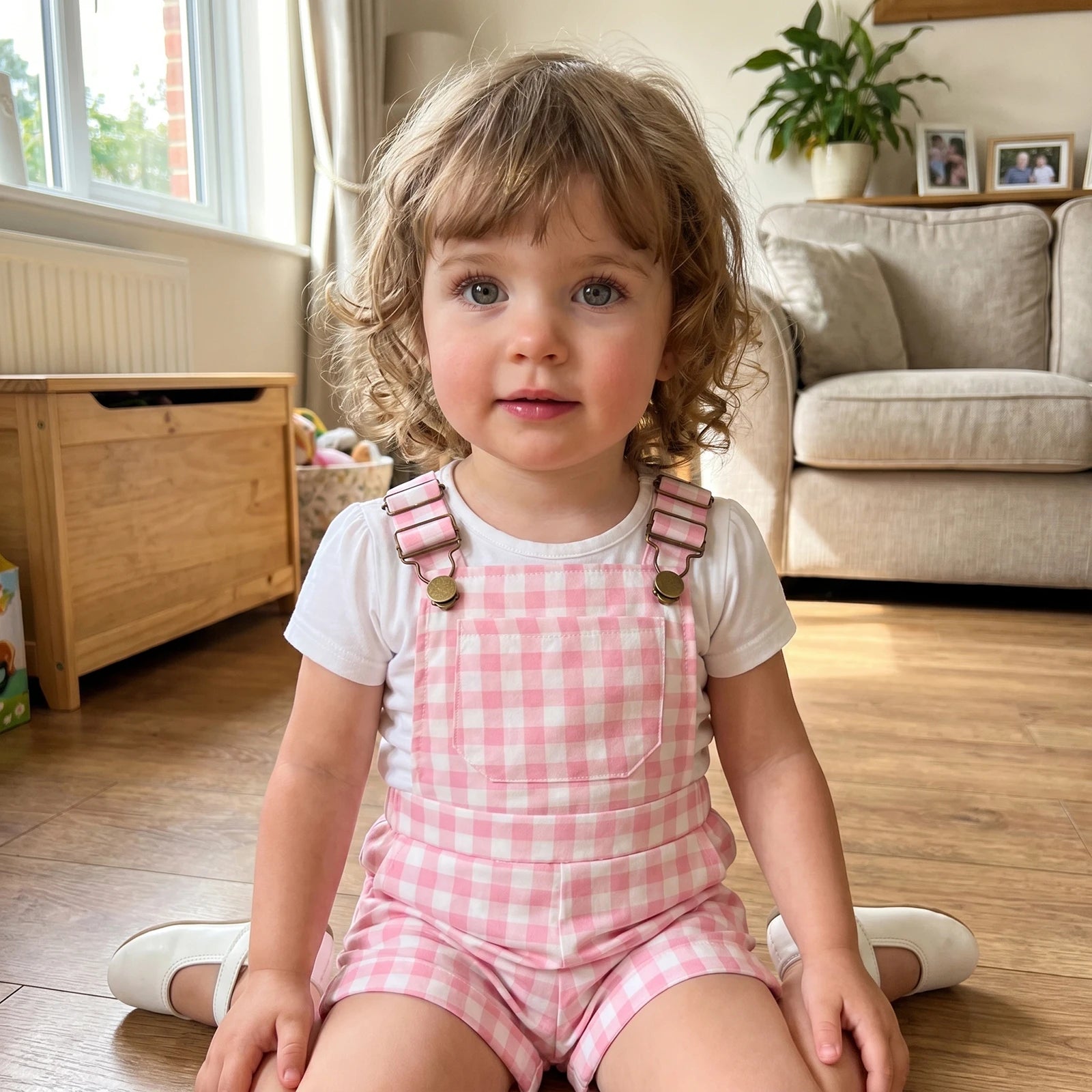 Plaid Overalls