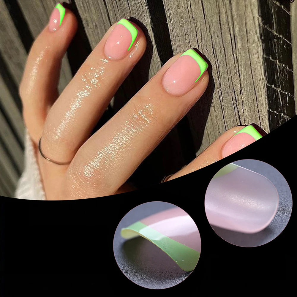 French Tip False Nails(120Pcs/240Pcs)