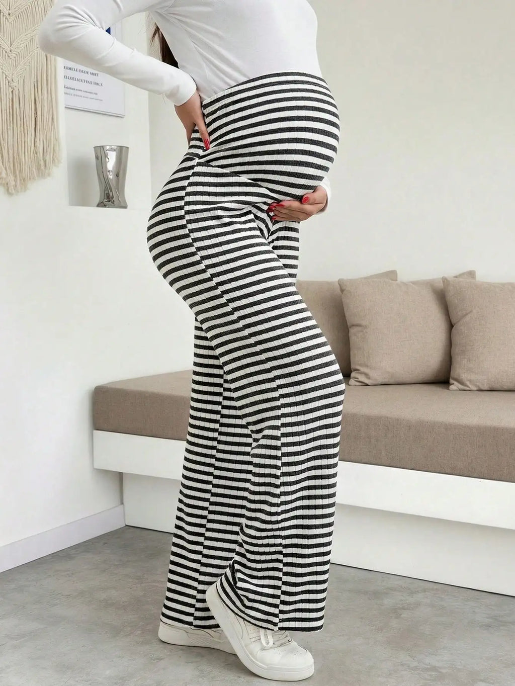 Maternity Ribbed Lounge Pants