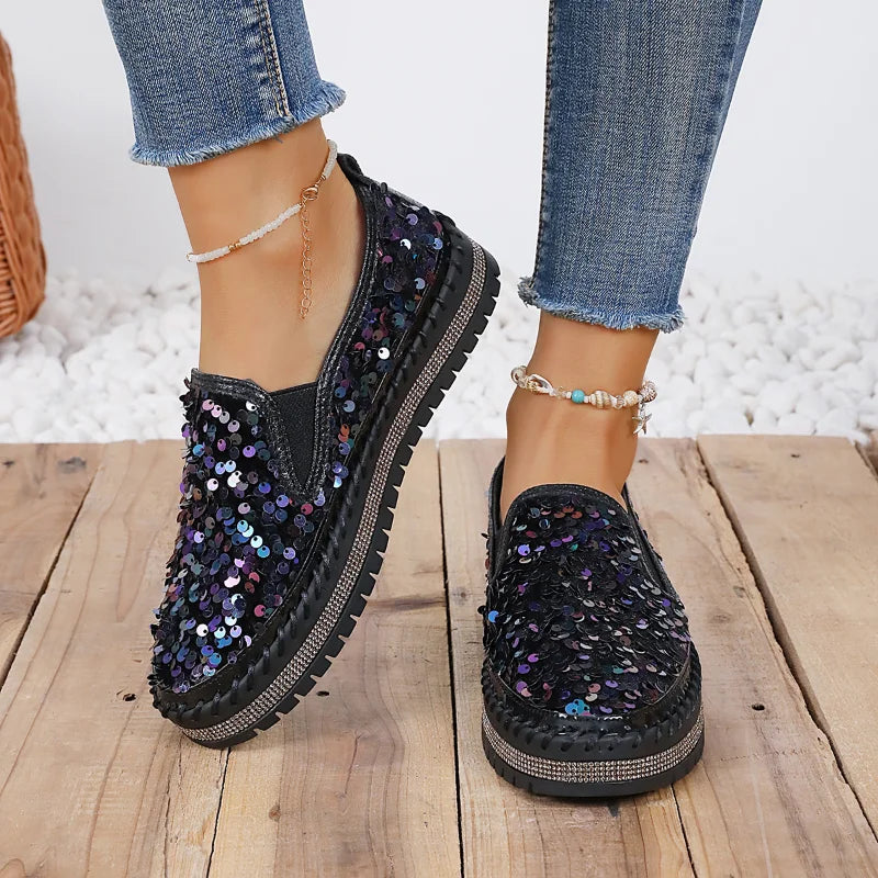 Sparkly Loafers