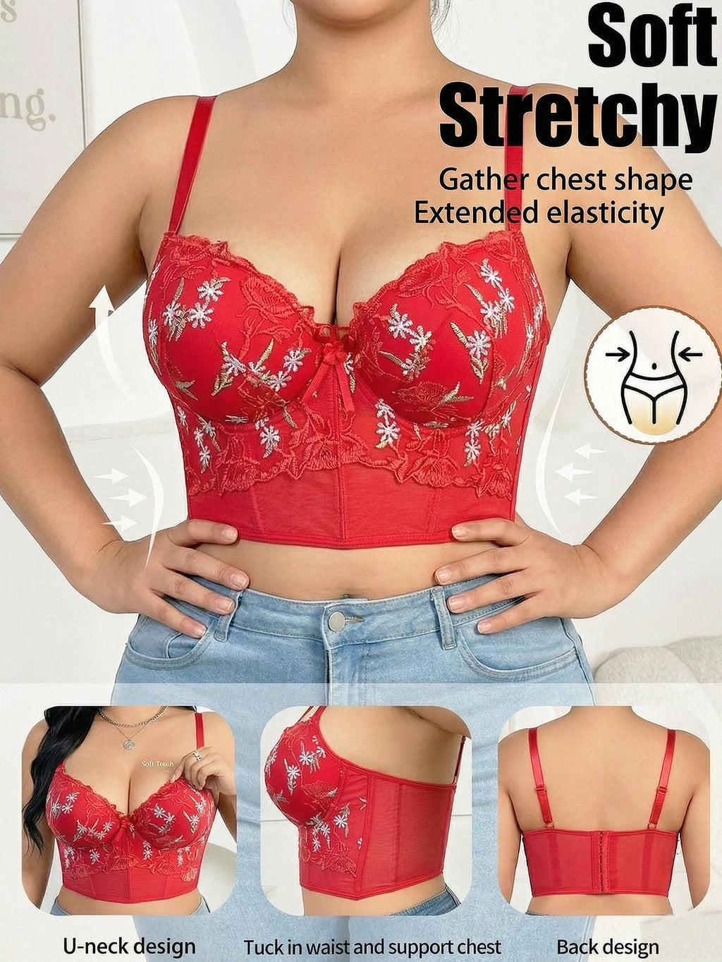 Floral Bustier