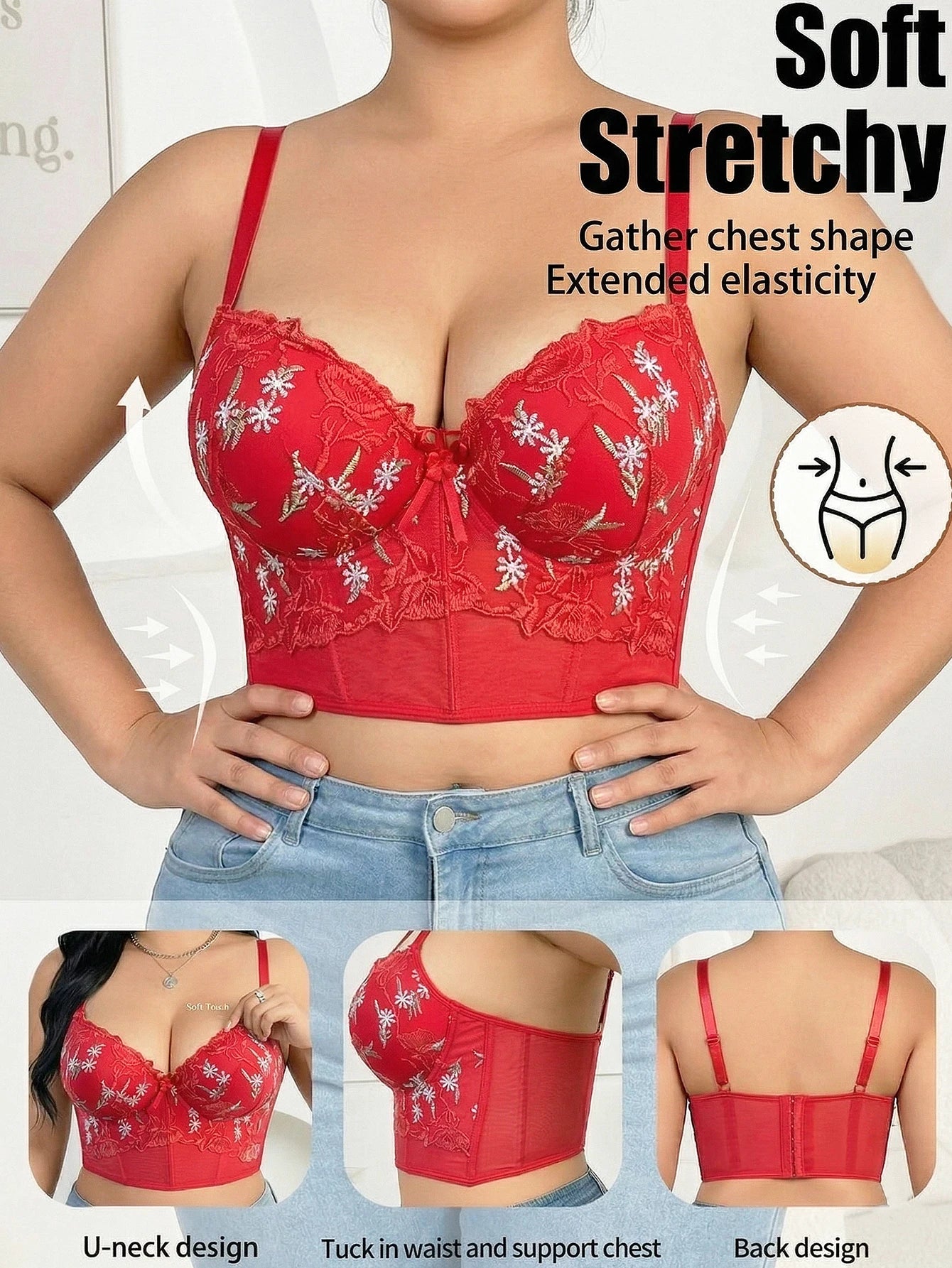 Floral Bustier