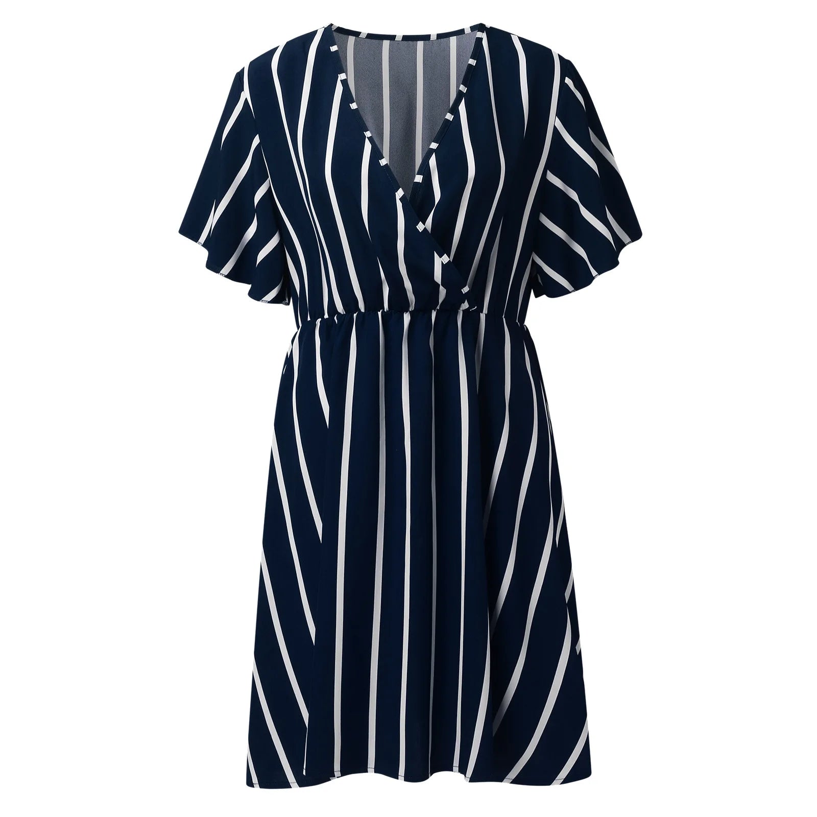 V-Neck Mini Dress