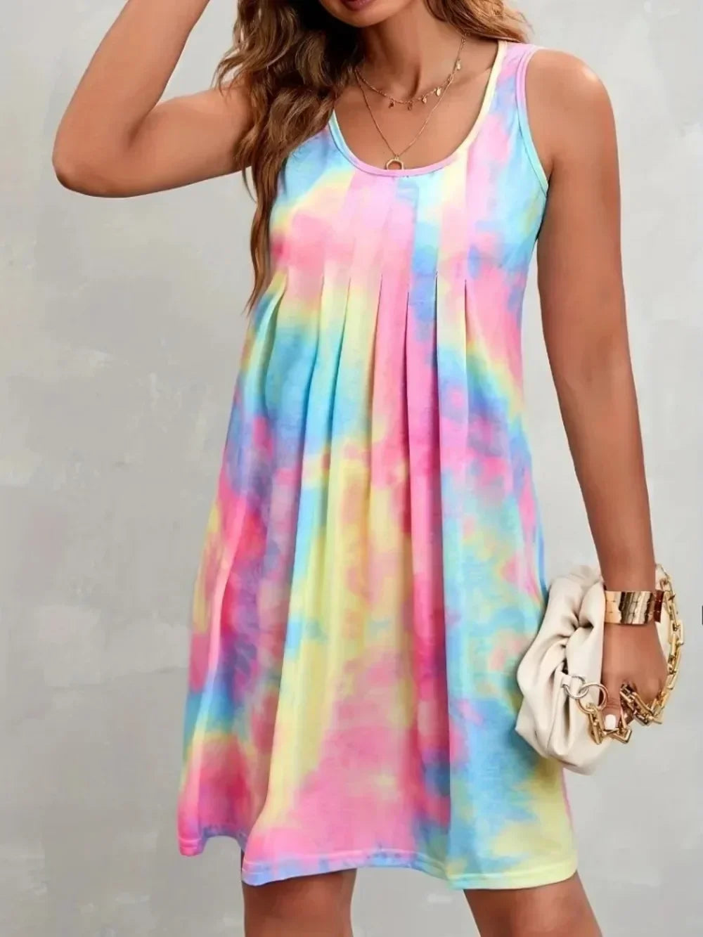 Tie-Dye Mini Dress