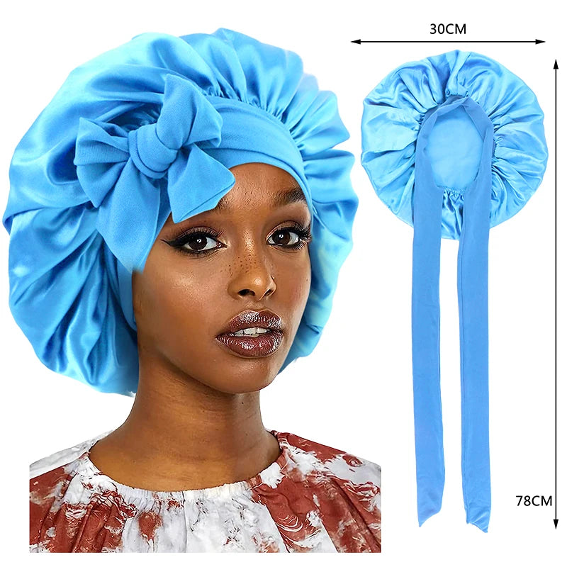 Satin Bonnet-With Tie