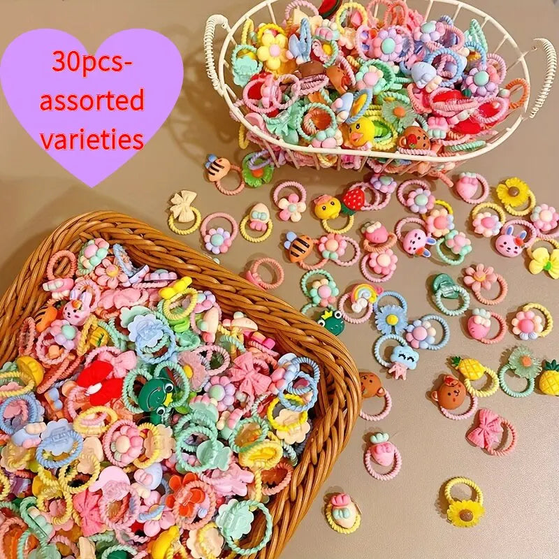 Elastic Hair Ties(30Pcs)