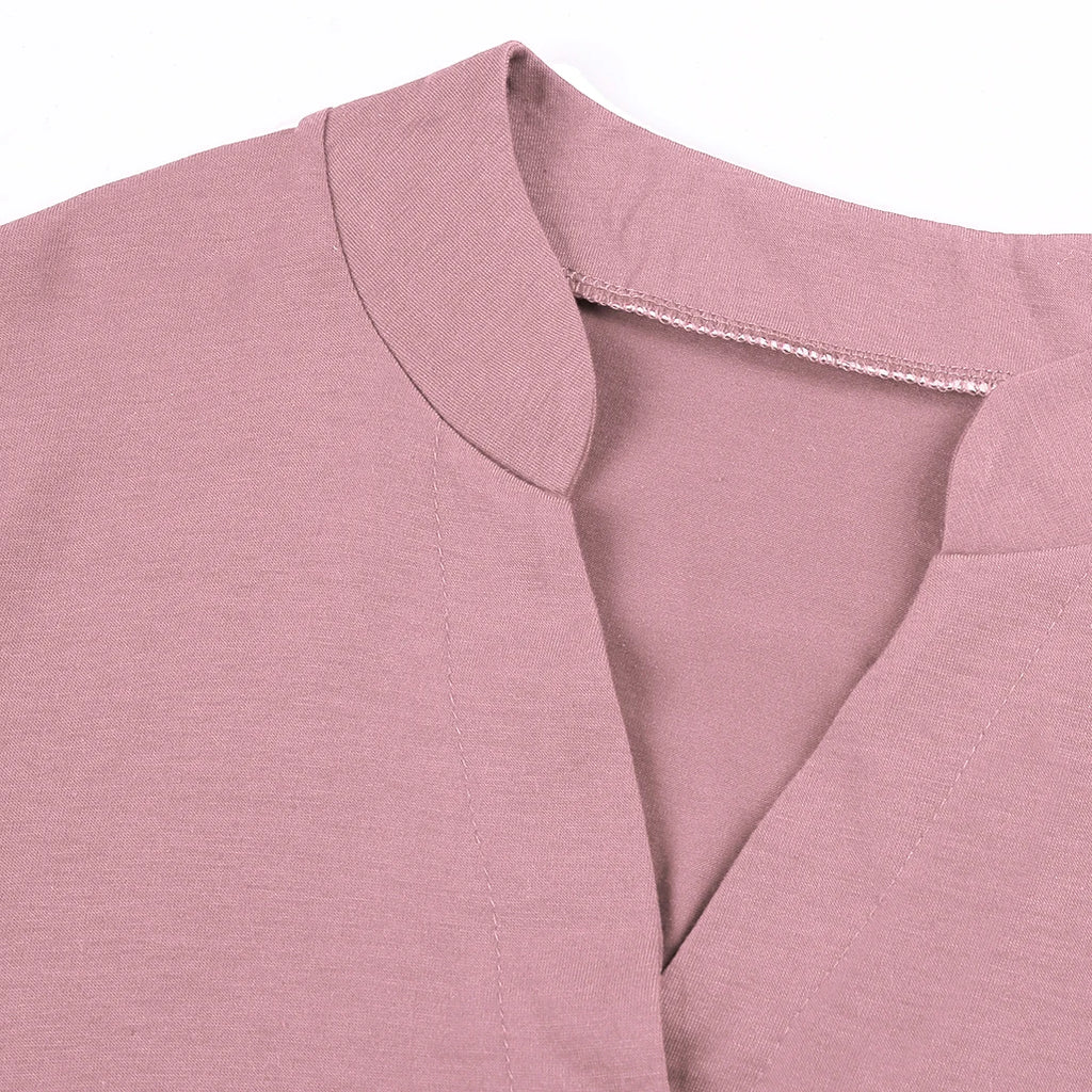 Women Maternity Long Sleeve Solid Color Nursing Tops T-shirt For Breastfeeding