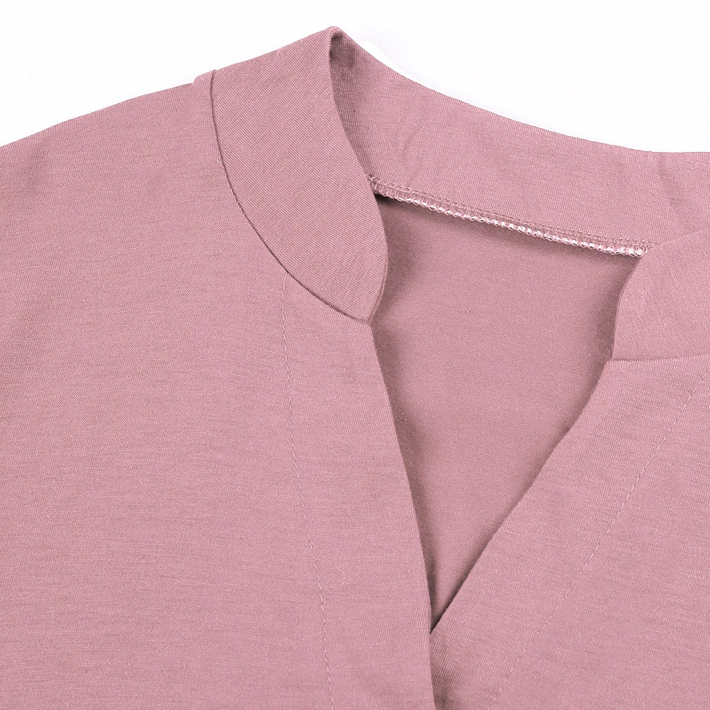 Women Maternity Long Sleeve Solid Color Nursing Tops T-shirt For Breastfeeding