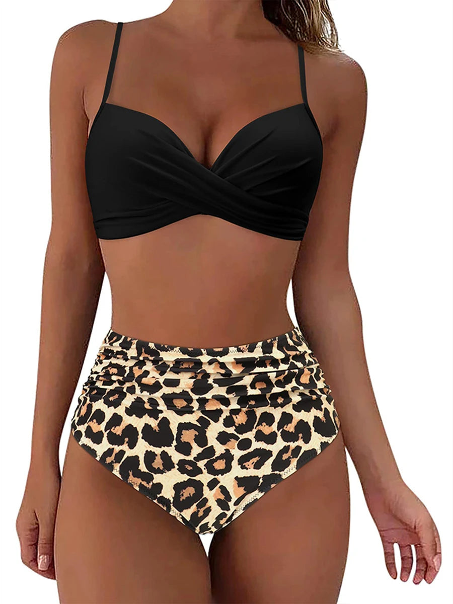 Bikini Top&High Waist Bottoms