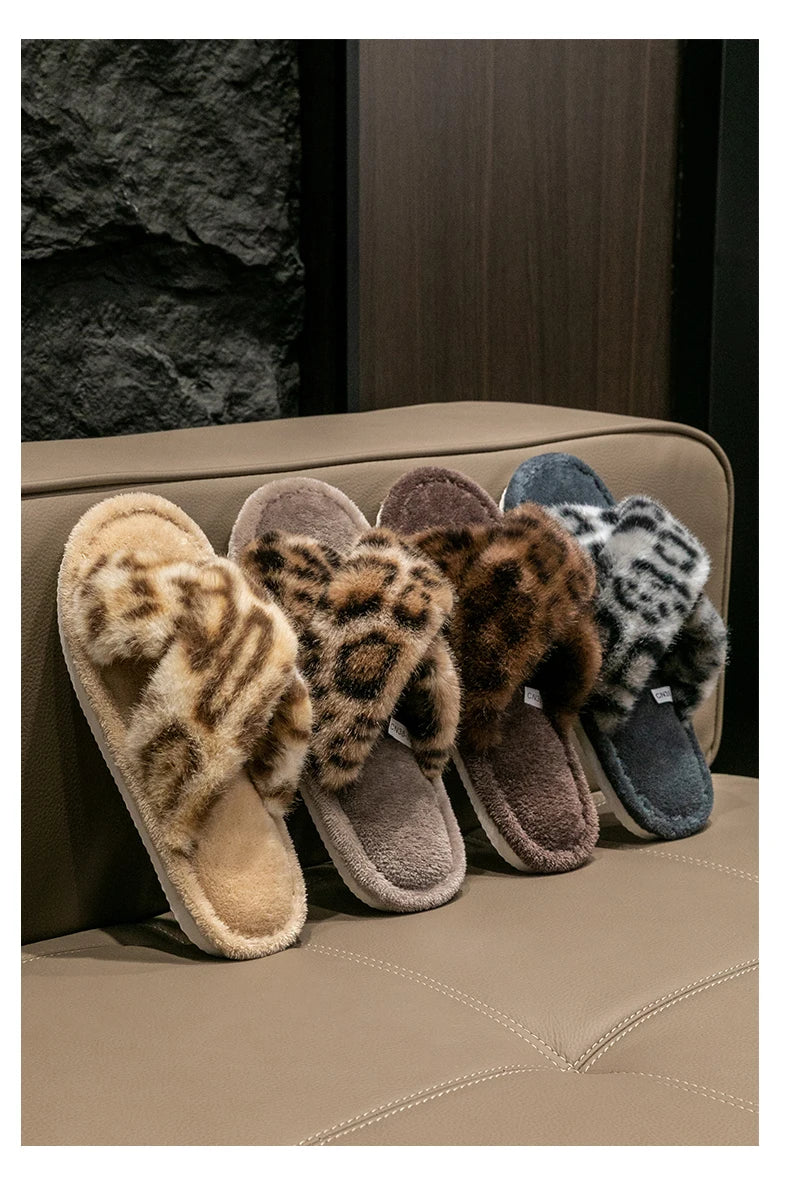 Leopard Slippers