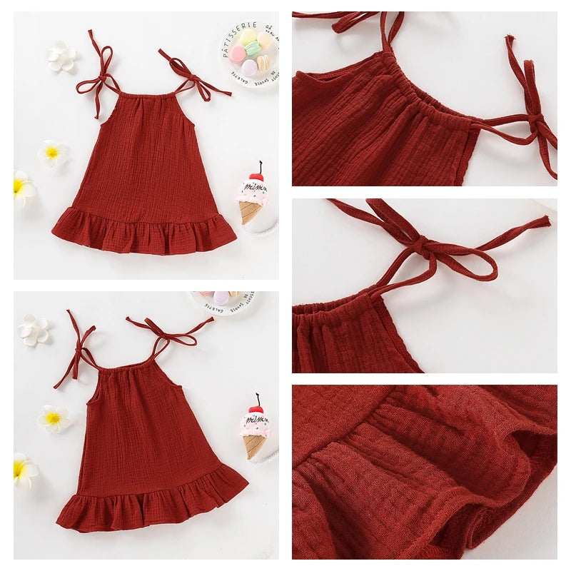 Toddler Breathable Cotton Dress