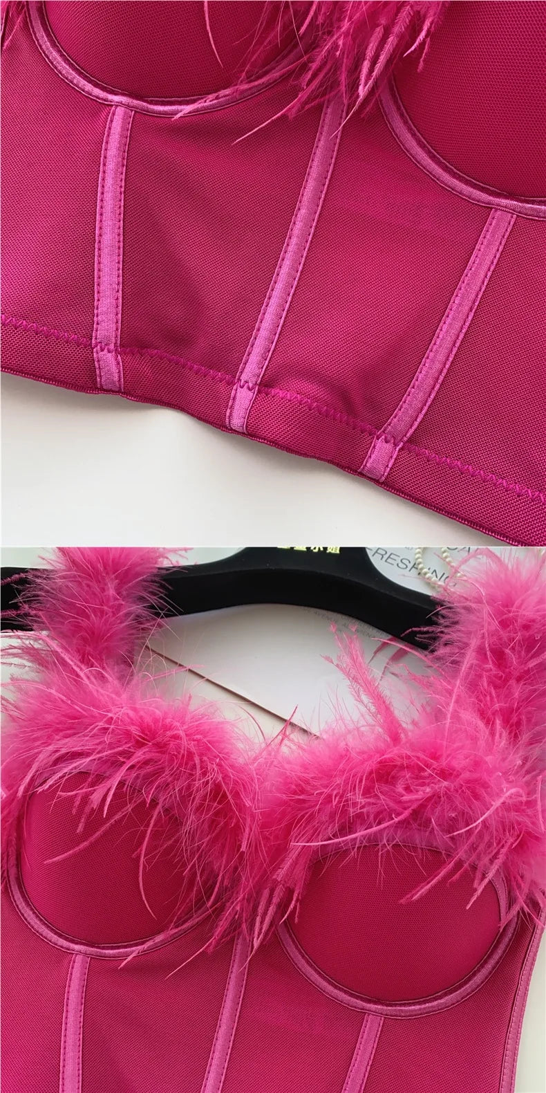 Feathered Bustier