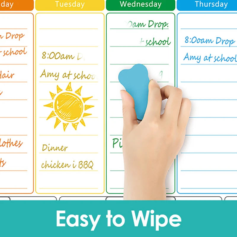 Magnetic Monthly Planner- With 8 Pens and 1 eraser