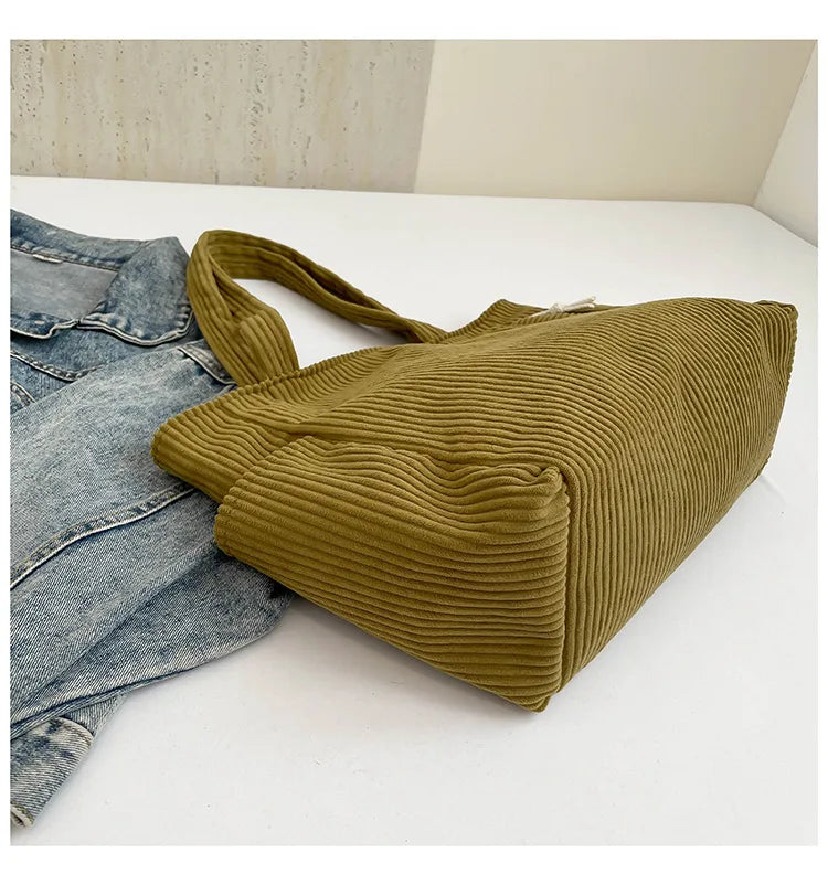 Corduroy Handbag