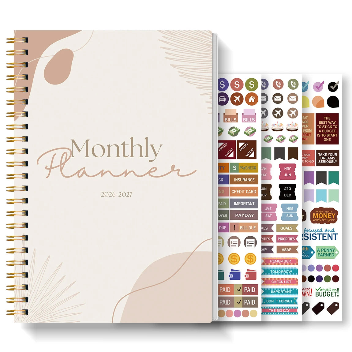 Jan 2026 to Dec 2027 A5 Weekly & Monthly Planner