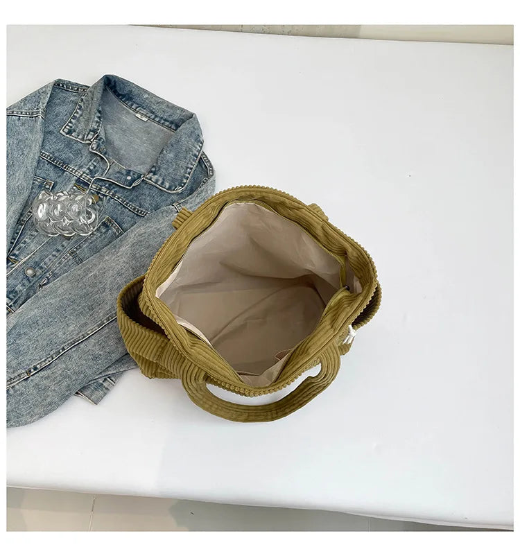 Corduroy Handbag
