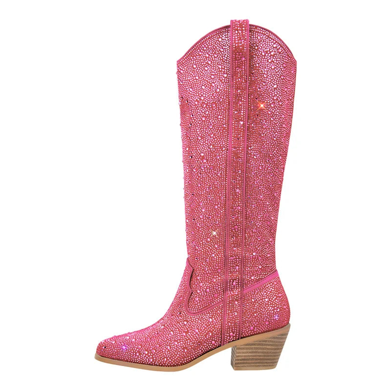 Sparkly Rhinestone Boots