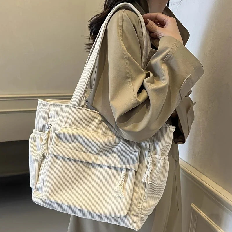 Corduroy Shoulder Bag