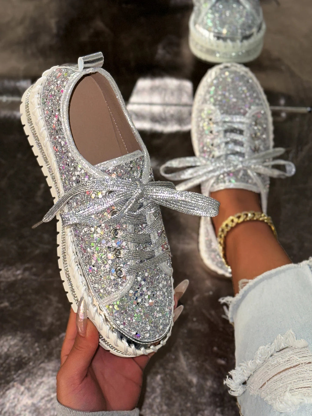 Sparkly Sneakers