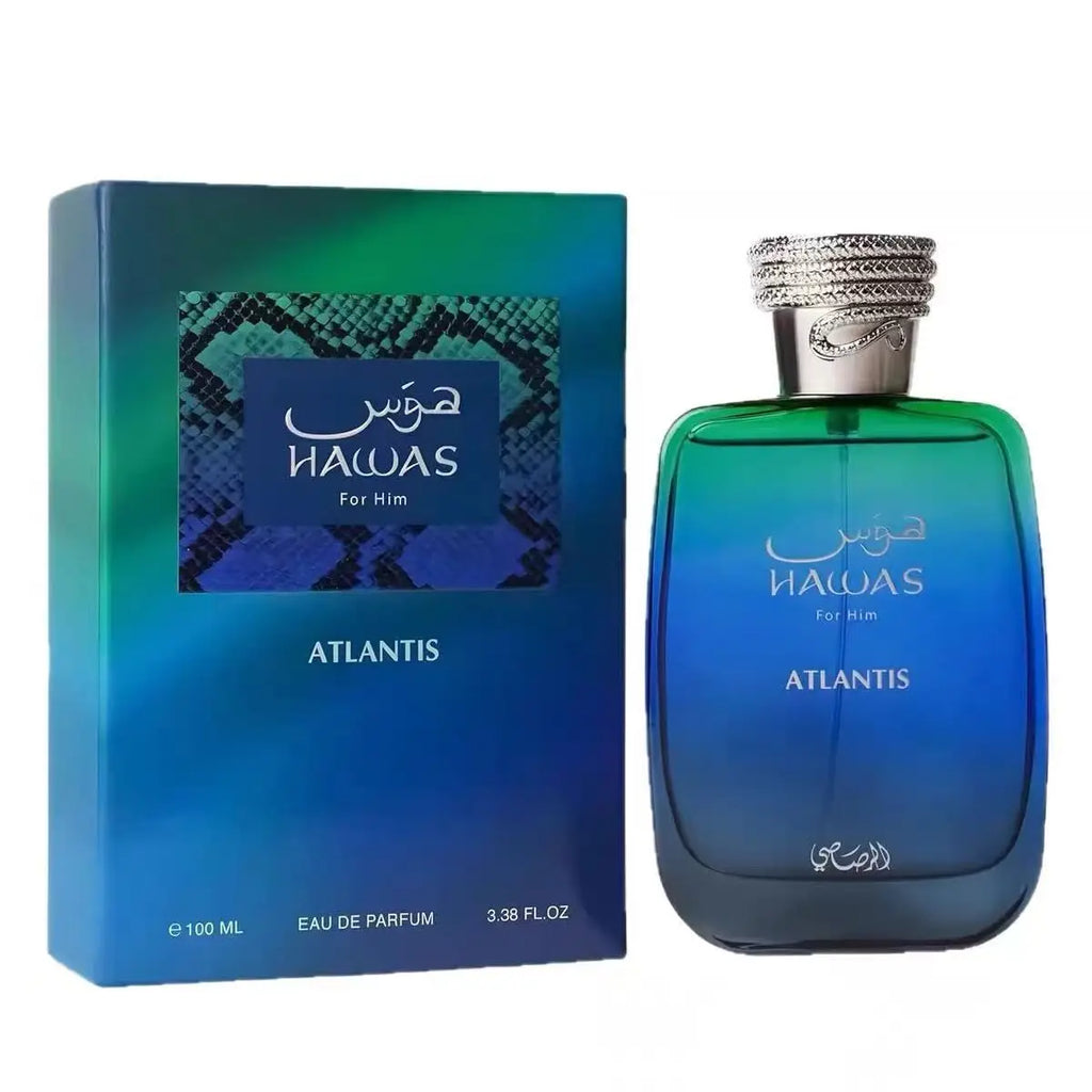 Rasasi Hawas Atlantis Eau De Parfum 3.4oz(100mL)
