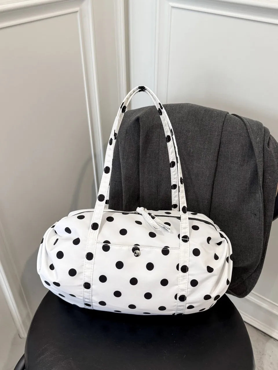 Leopard Canvas Shoulder Bag