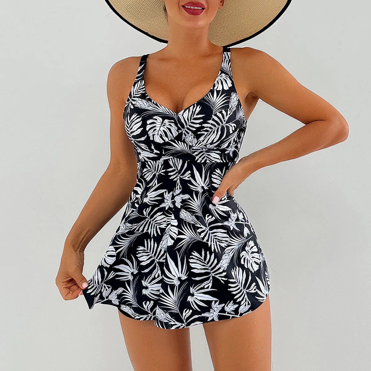 Tankini & High Waist Swim Shorts