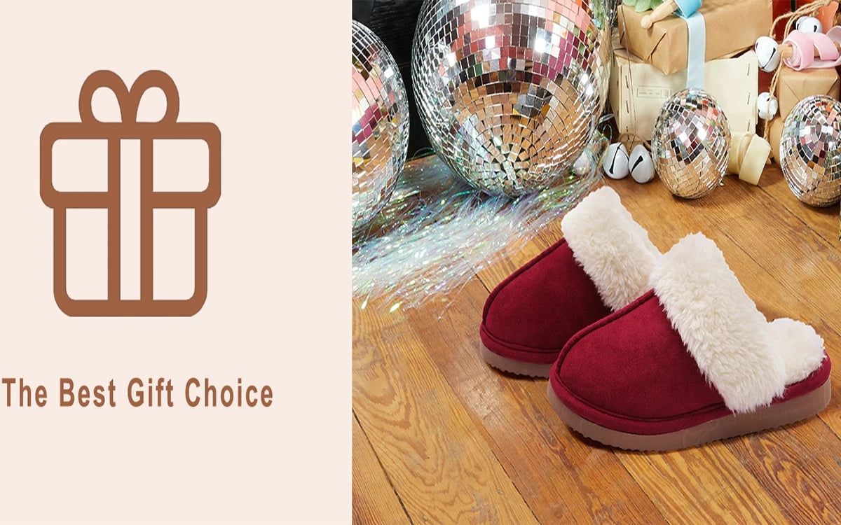 House Slippers with Fur