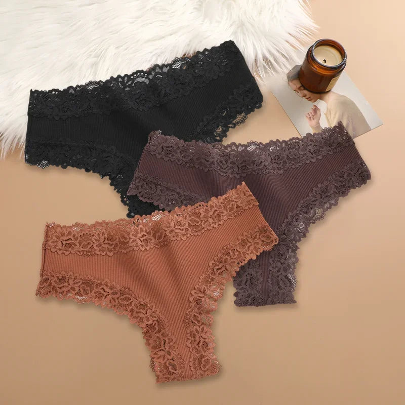 3-Piece Cotton Underwear Set