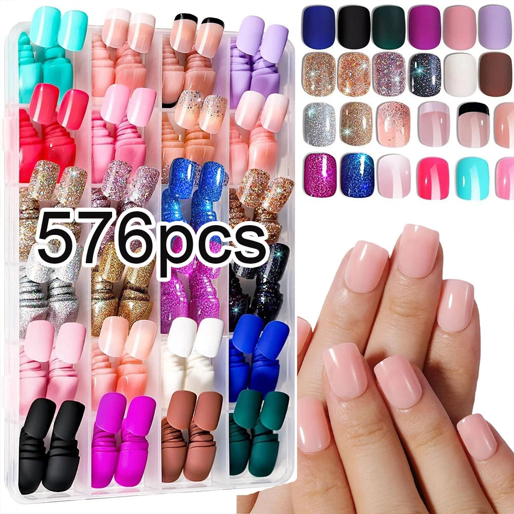 False Nails(576Pcs)