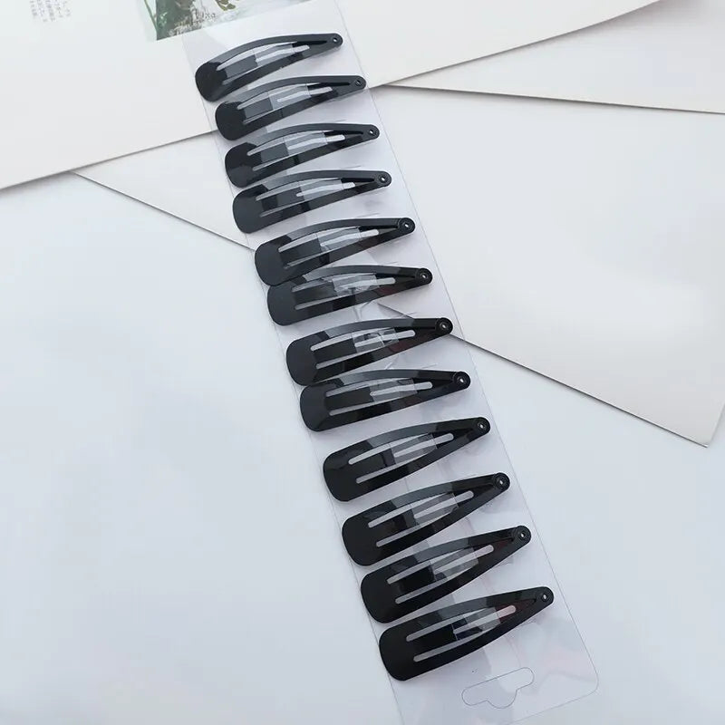 Black Hair Clips(36Pcs)