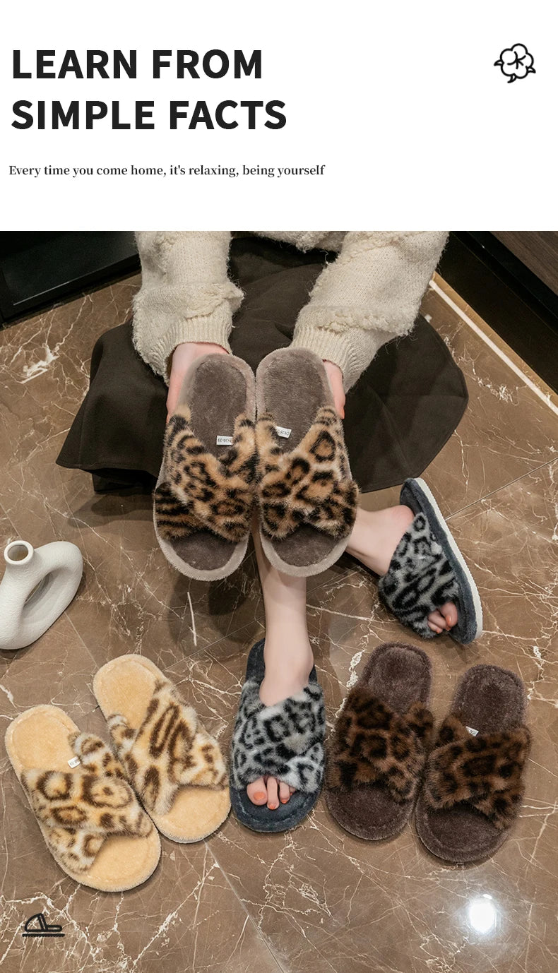 Leopard Slippers