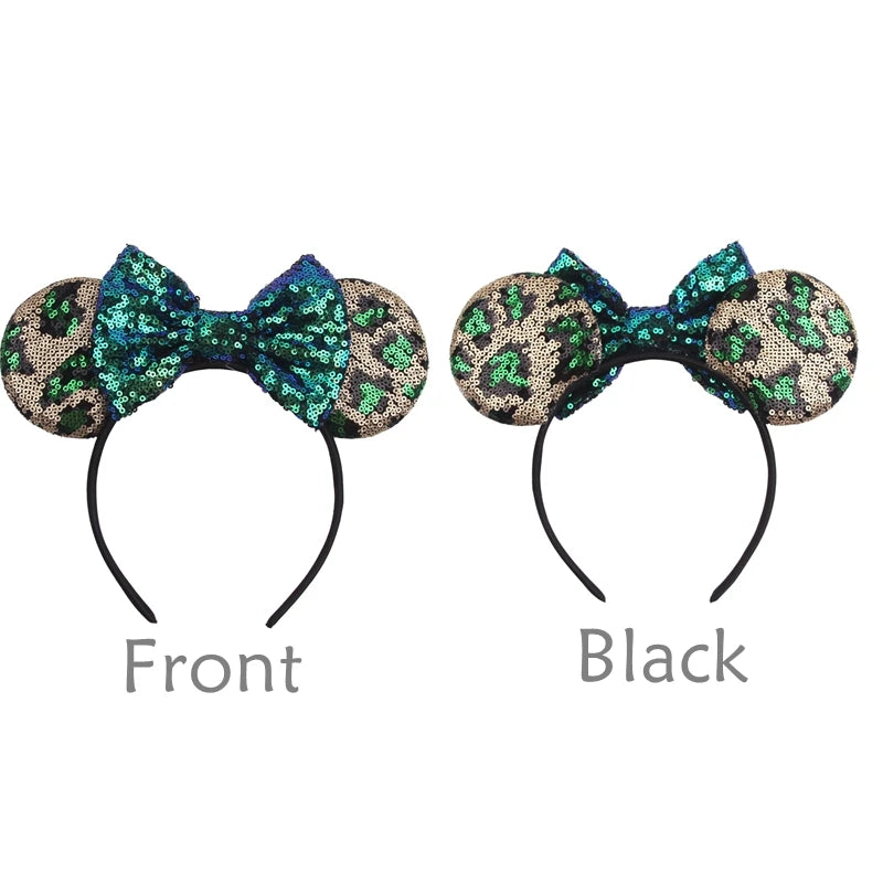 Leopard Mouse Ears Headband