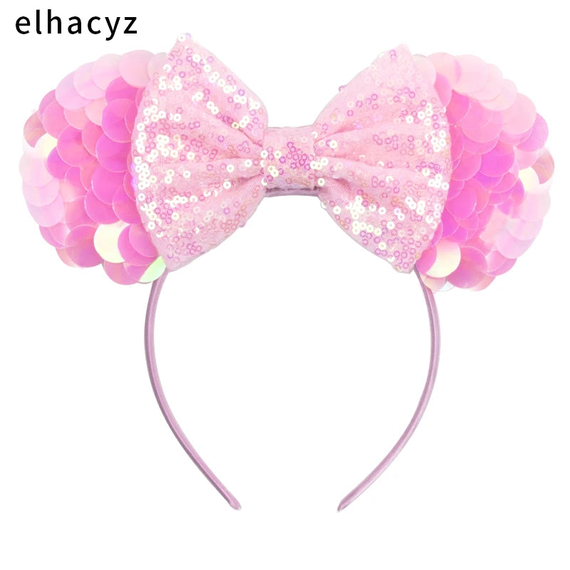 Sparkly Sequin Mouse Ears Headband